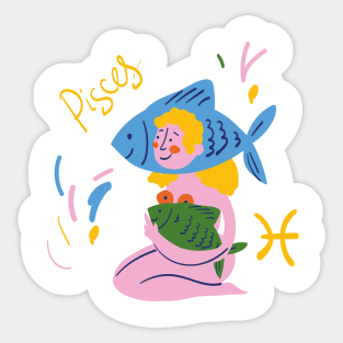 Zodiac sign - Pisces Sticker
